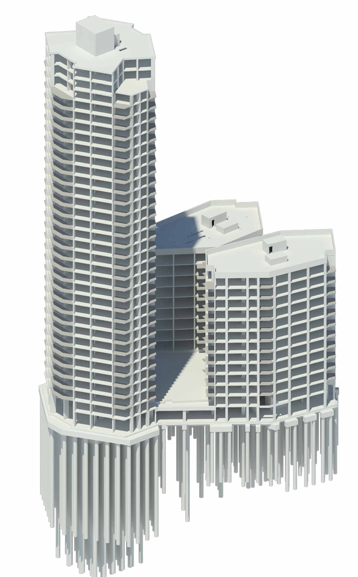 Structural Render Image produced by AKT II Structural Design Team